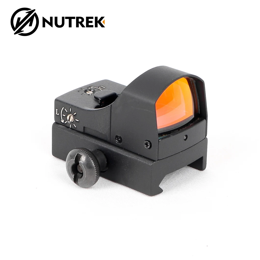 Nutrek Optics Mini Tactical Shooting Hunting Riflescope Gun Reflex Sight Red DOT Scope