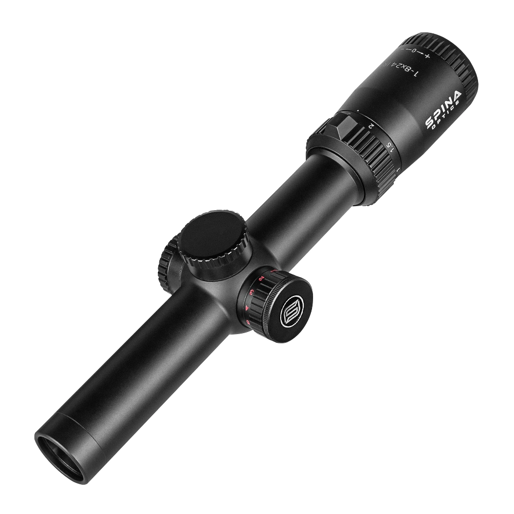 Basic Customization Spina Optics 1-8X24 Hunting Scope with Red Green Illuminated Reticle Tactical Optics Sight Shockproof Riflescope with Tube 30mm 3%off