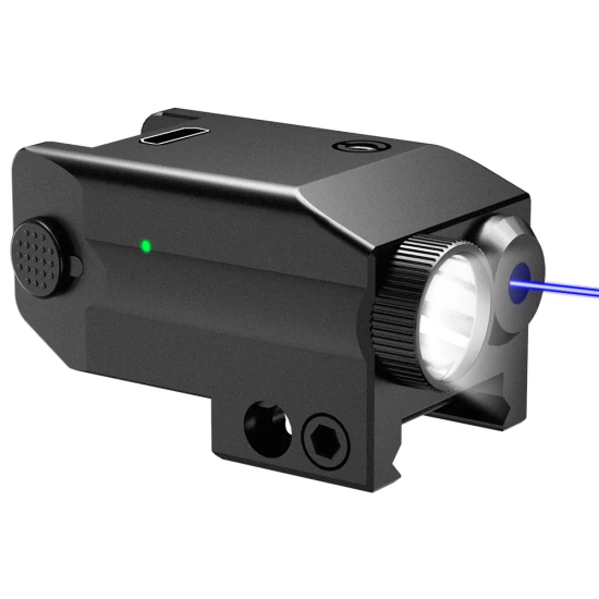 Mini Red DOT Laser Sight Tactical LED Linterna 2 en 1 Combo Accesorios de caza para pistolas Glock