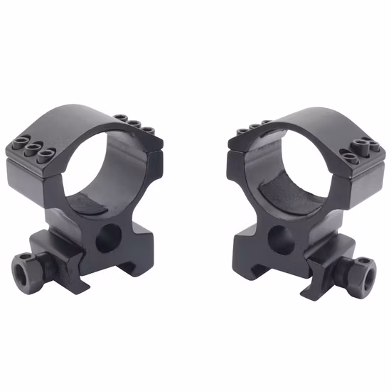 Fuerte Alcance Anillos 30mm Montage Weaver Picatiny High Mount