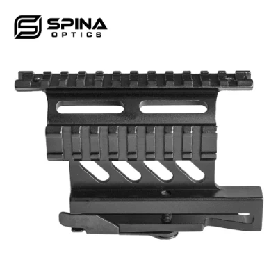 Spina Optics Montaje táctico Liberación rápida Alcance de bloqueo de riel lateral de 20 mm